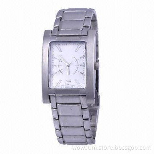 Metal Watches, Eco-friendly Material, 30m Water-resistant